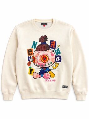 Black Pike Graphic Crewneck Sweatshirt XL 🎨
